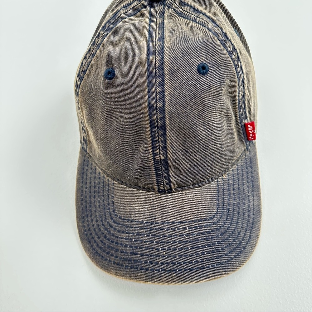 Like New Levi’s Denim Baseball Cap Distressed & Faded